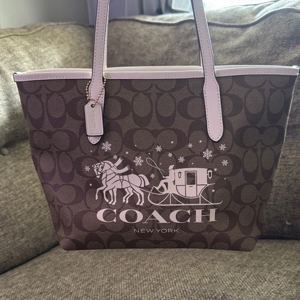 Coach Mini Horse and Carriage Tote